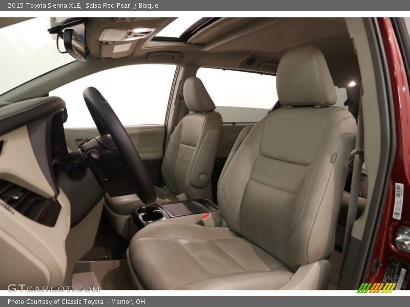 Salsa Red Pearl / Bisque 2015 Toyota Sienna XLE