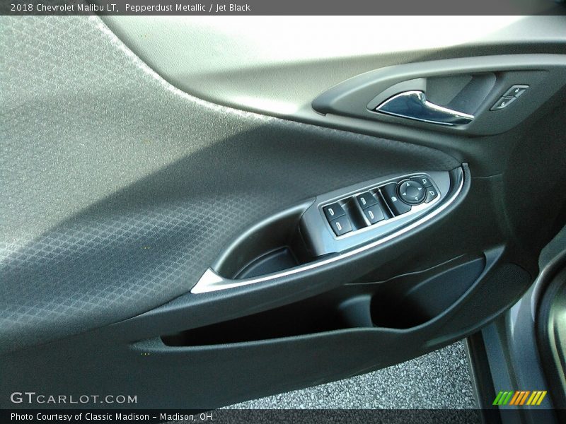 Pepperdust Metallic / Jet Black 2018 Chevrolet Malibu LT