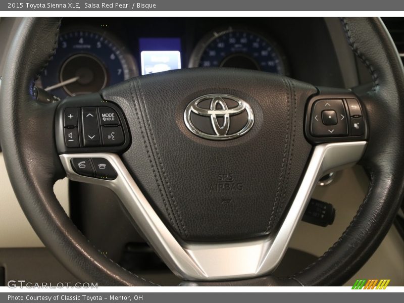 Salsa Red Pearl / Bisque 2015 Toyota Sienna XLE