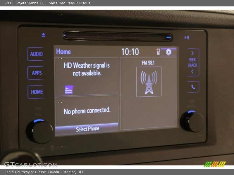 Salsa Red Pearl / Bisque 2015 Toyota Sienna XLE