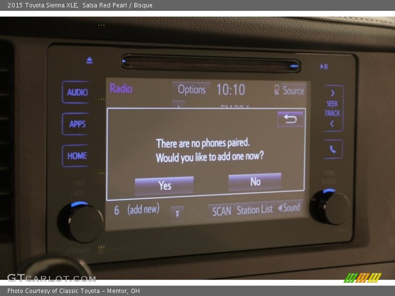 Salsa Red Pearl / Bisque 2015 Toyota Sienna XLE