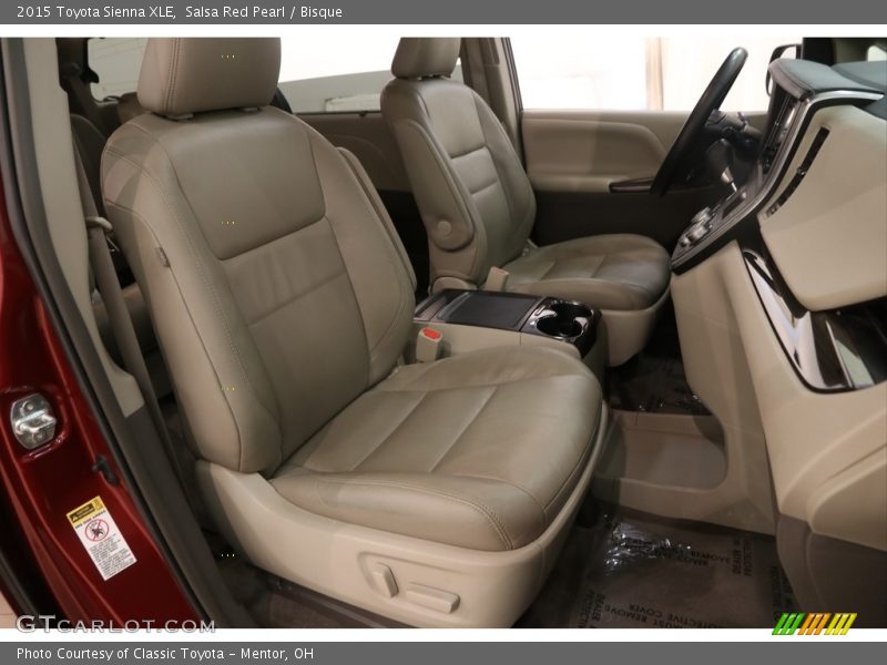 Salsa Red Pearl / Bisque 2015 Toyota Sienna XLE