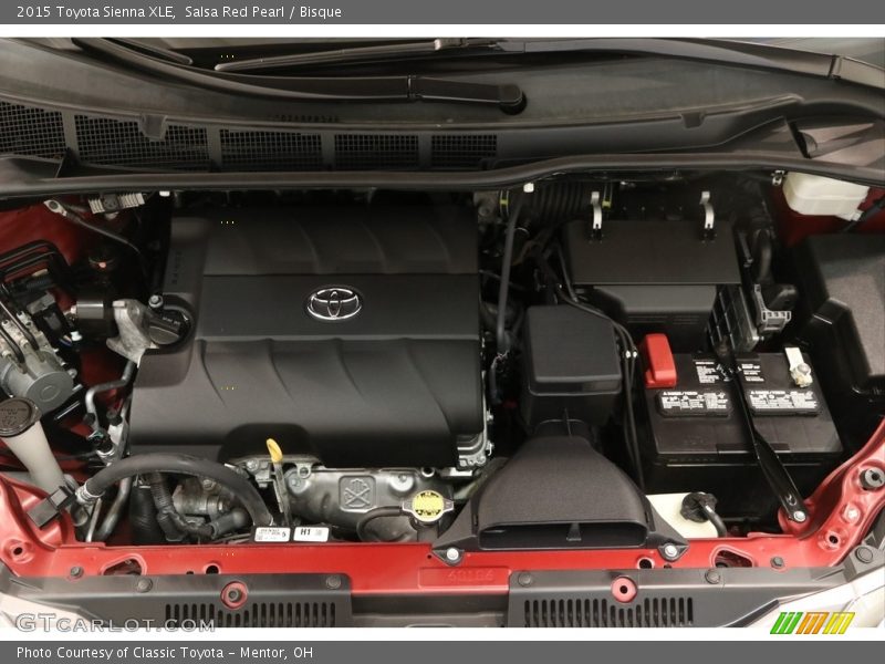 Salsa Red Pearl / Bisque 2015 Toyota Sienna XLE