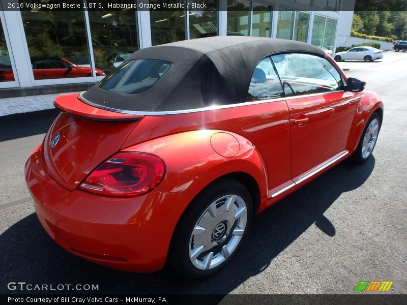 Habanero Orange Metallic / Black 2016 Volkswagen Beetle 1.8T S