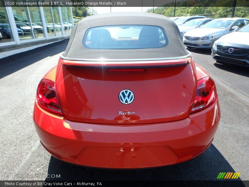 Habanero Orange Metallic / Black 2016 Volkswagen Beetle 1.8T S