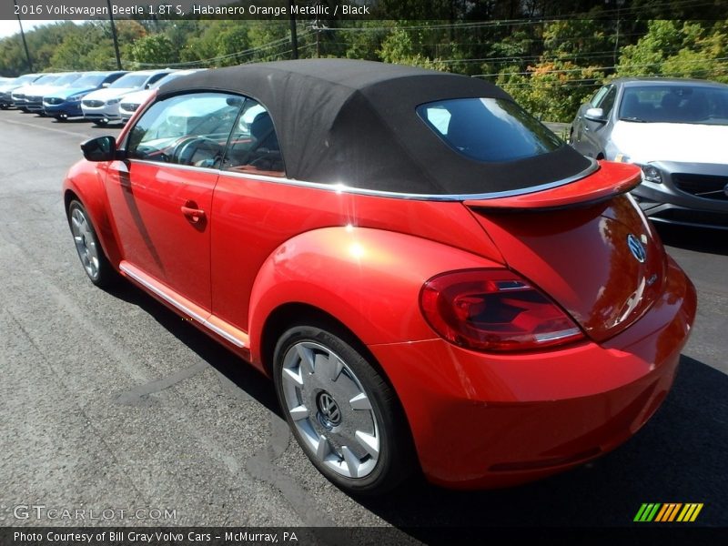Habanero Orange Metallic / Black 2016 Volkswagen Beetle 1.8T S