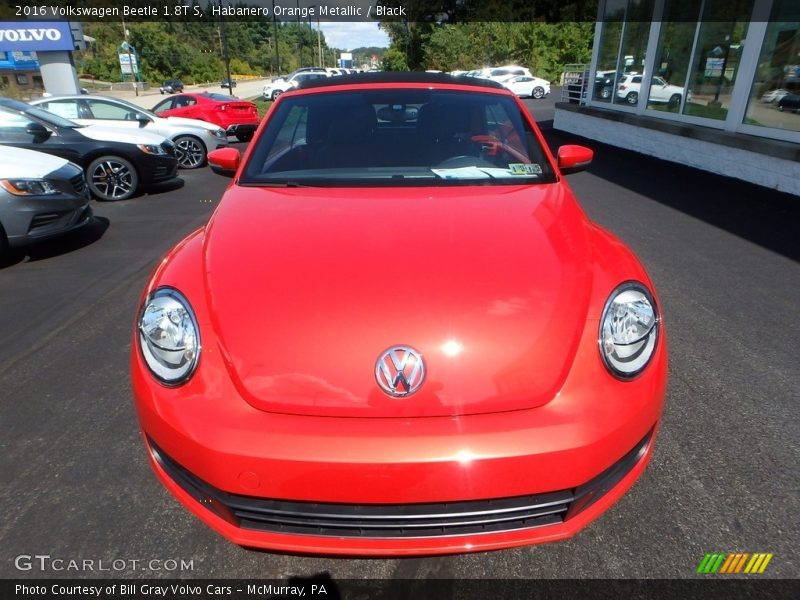 Habanero Orange Metallic / Black 2016 Volkswagen Beetle 1.8T S
