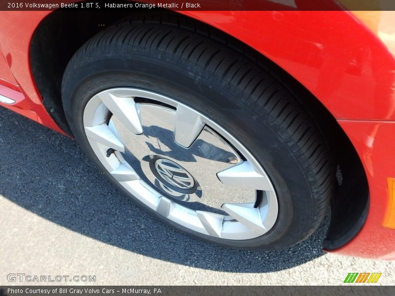 Habanero Orange Metallic / Black 2016 Volkswagen Beetle 1.8T S