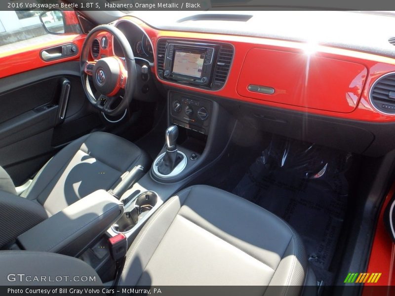 Habanero Orange Metallic / Black 2016 Volkswagen Beetle 1.8T S
