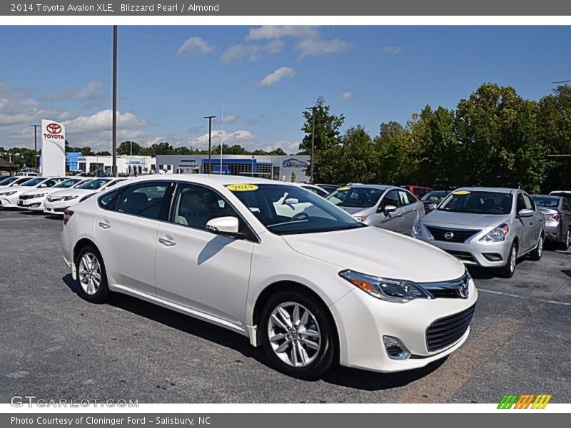 Blizzard Pearl / Almond 2014 Toyota Avalon XLE