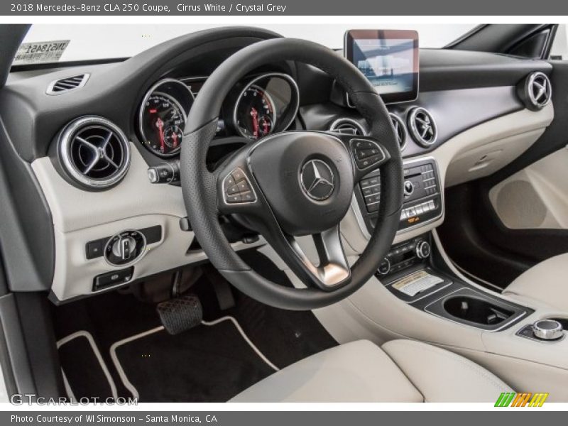 Cirrus White / Crystal Grey 2018 Mercedes-Benz CLA 250 Coupe