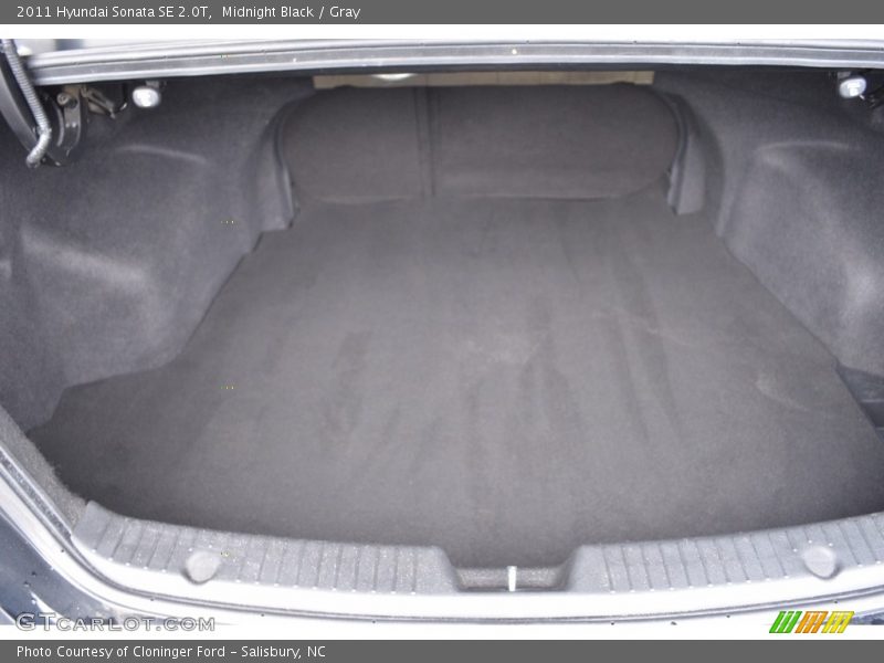 Midnight Black / Gray 2011 Hyundai Sonata SE 2.0T