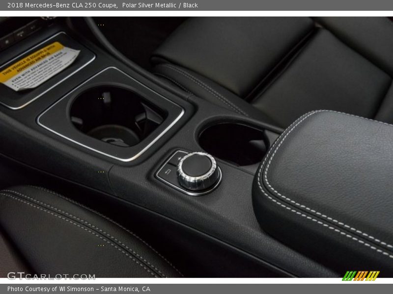 Polar Silver Metallic / Black 2018 Mercedes-Benz CLA 250 Coupe