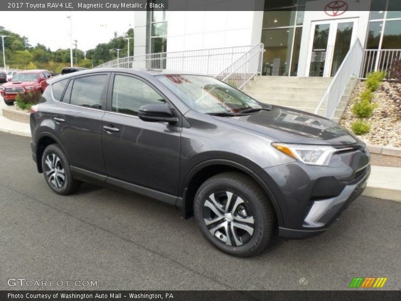Magnetic Gray Metallic / Black 2017 Toyota RAV4 LE