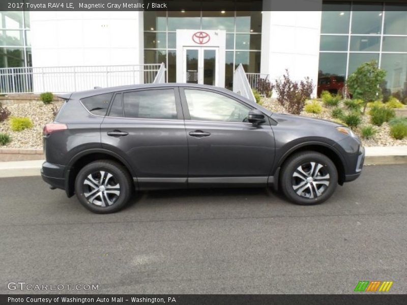 Magnetic Gray Metallic / Black 2017 Toyota RAV4 LE