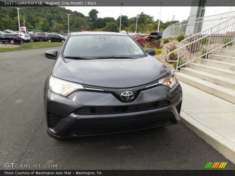 Magnetic Gray Metallic / Black 2017 Toyota RAV4 LE