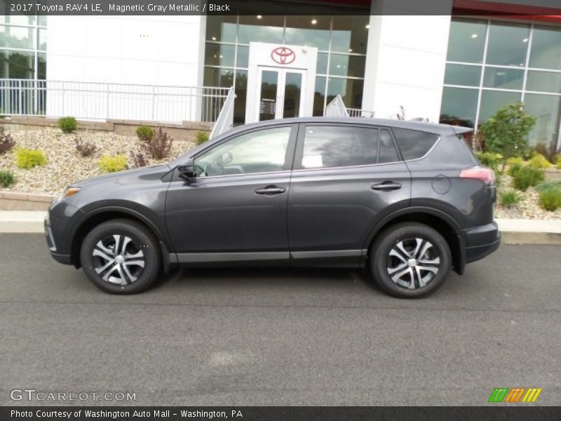 Magnetic Gray Metallic / Black 2017 Toyota RAV4 LE