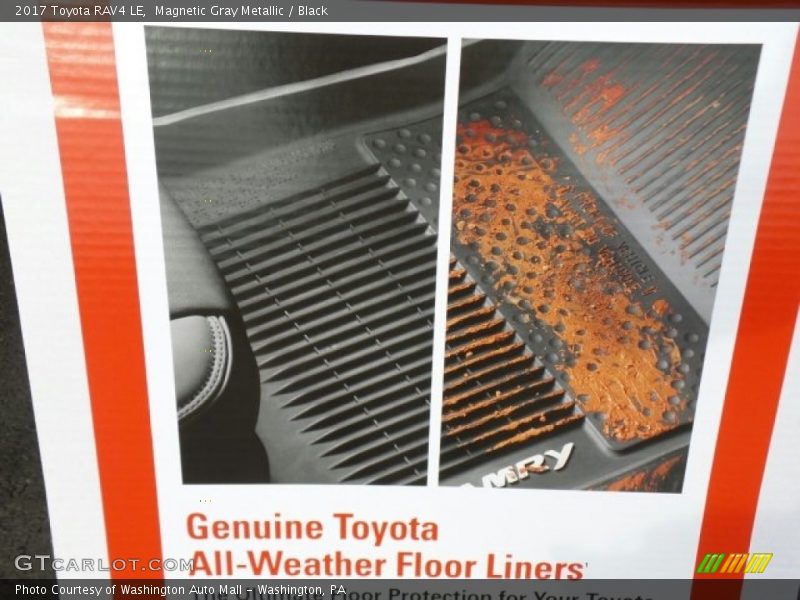Magnetic Gray Metallic / Black 2017 Toyota RAV4 LE