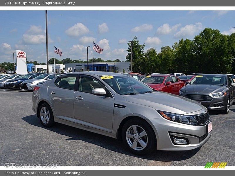 Bright Silver / Gray 2015 Kia Optima LX