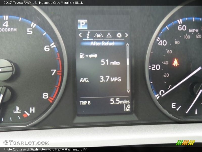 Magnetic Gray Metallic / Black 2017 Toyota RAV4 LE