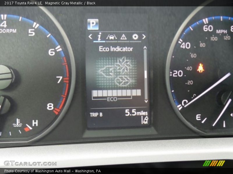 Magnetic Gray Metallic / Black 2017 Toyota RAV4 LE