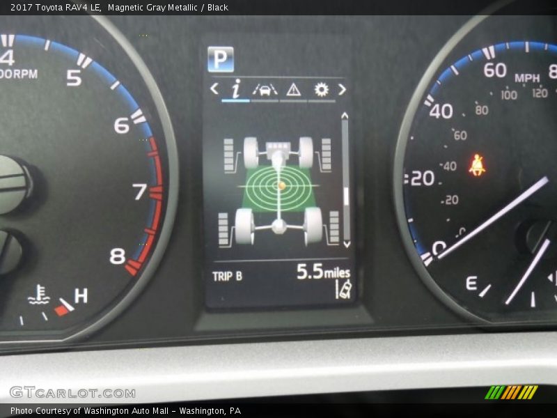 Magnetic Gray Metallic / Black 2017 Toyota RAV4 LE