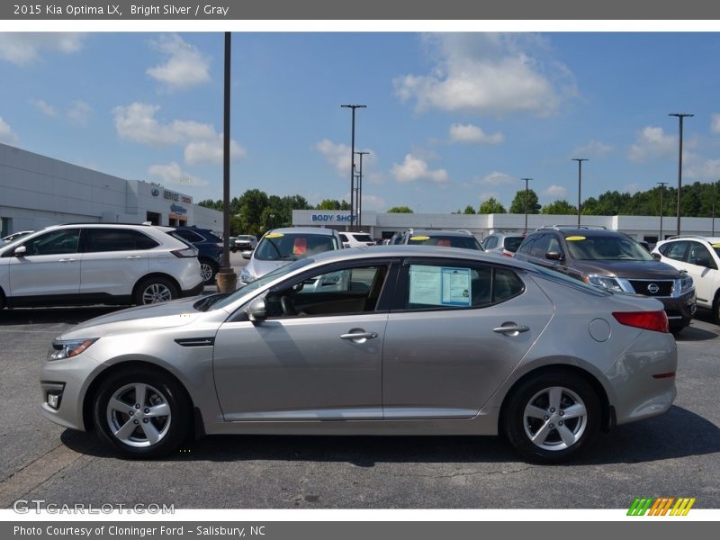 Bright Silver / Gray 2015 Kia Optima LX