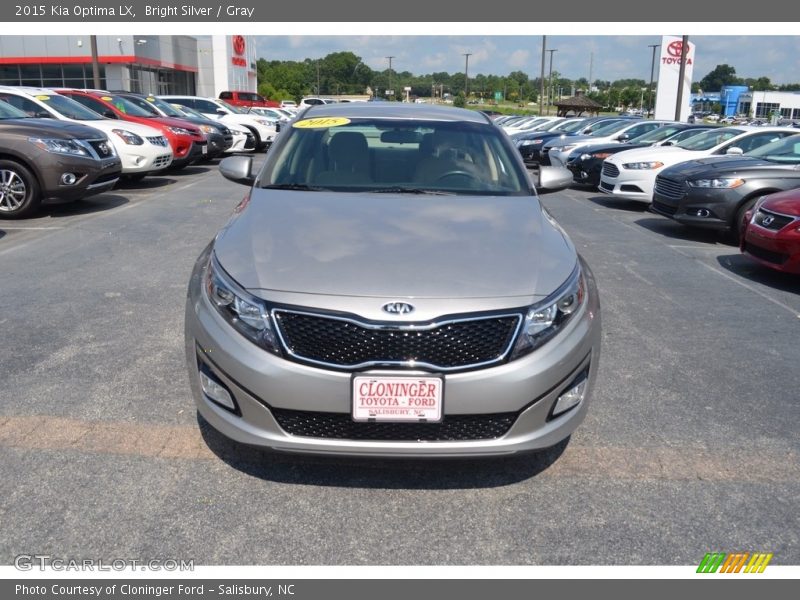 Bright Silver / Gray 2015 Kia Optima LX