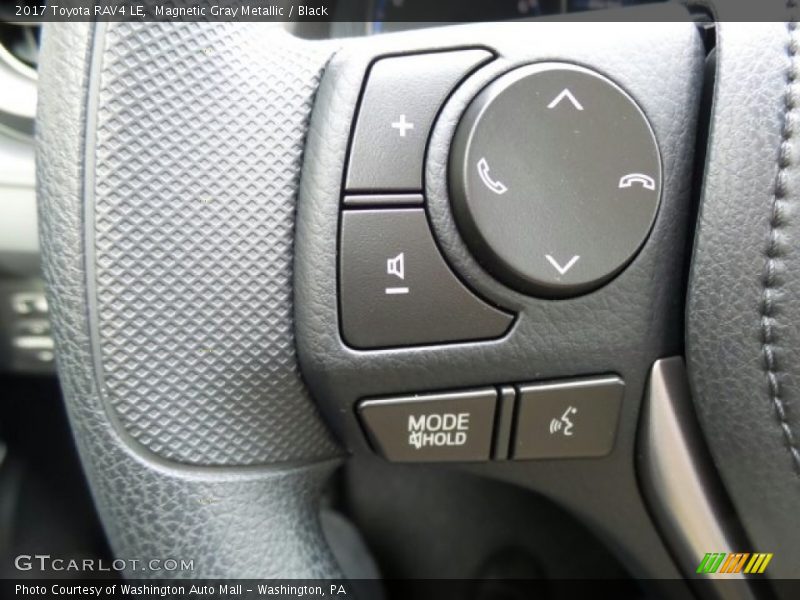 Magnetic Gray Metallic / Black 2017 Toyota RAV4 LE