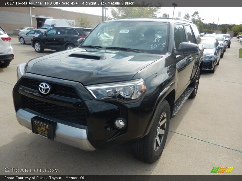 Midnight Black Metallic / Black 2017 Toyota 4Runner TRD Off-Road 4x4