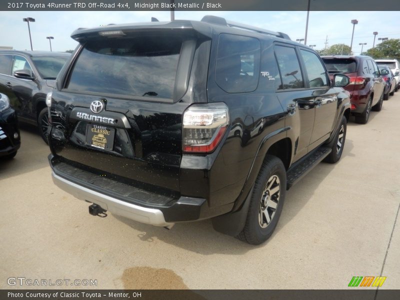 Midnight Black Metallic / Black 2017 Toyota 4Runner TRD Off-Road 4x4