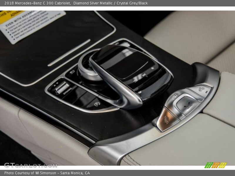 Diamond Silver Metallic / Crystal Grey/Black 2018 Mercedes-Benz C 300 Cabriolet