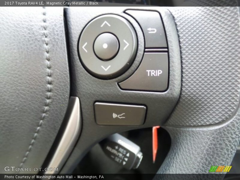 Magnetic Gray Metallic / Black 2017 Toyota RAV4 LE