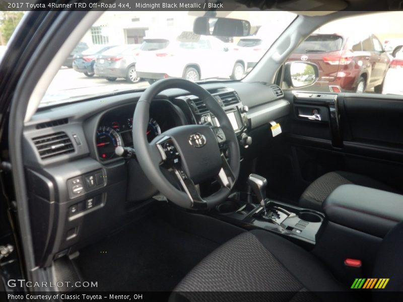 Midnight Black Metallic / Black 2017 Toyota 4Runner TRD Off-Road 4x4