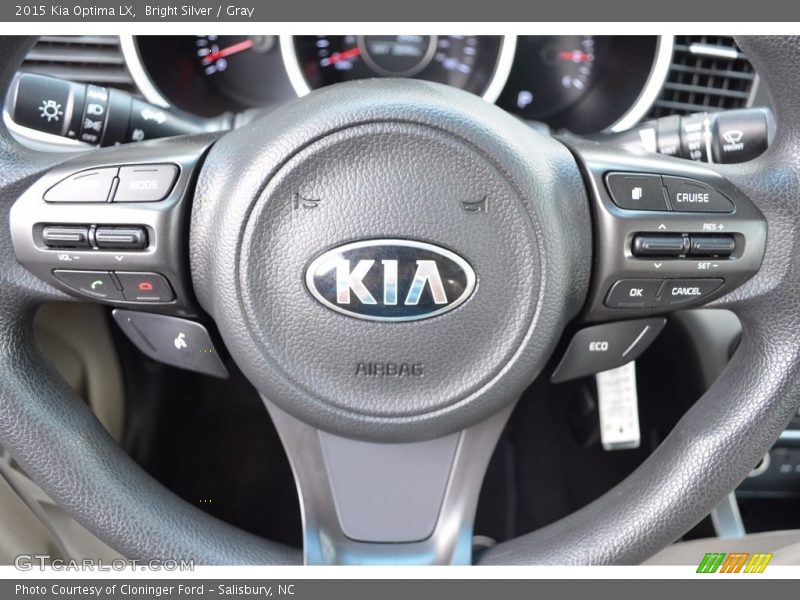 Bright Silver / Gray 2015 Kia Optima LX