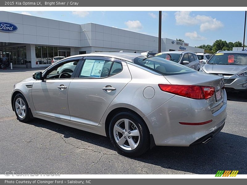Bright Silver / Gray 2015 Kia Optima LX