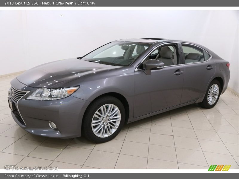 Nebula Gray Pearl / Light Gray 2013 Lexus ES 350