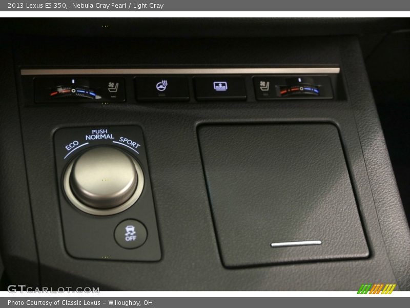 Nebula Gray Pearl / Light Gray 2013 Lexus ES 350