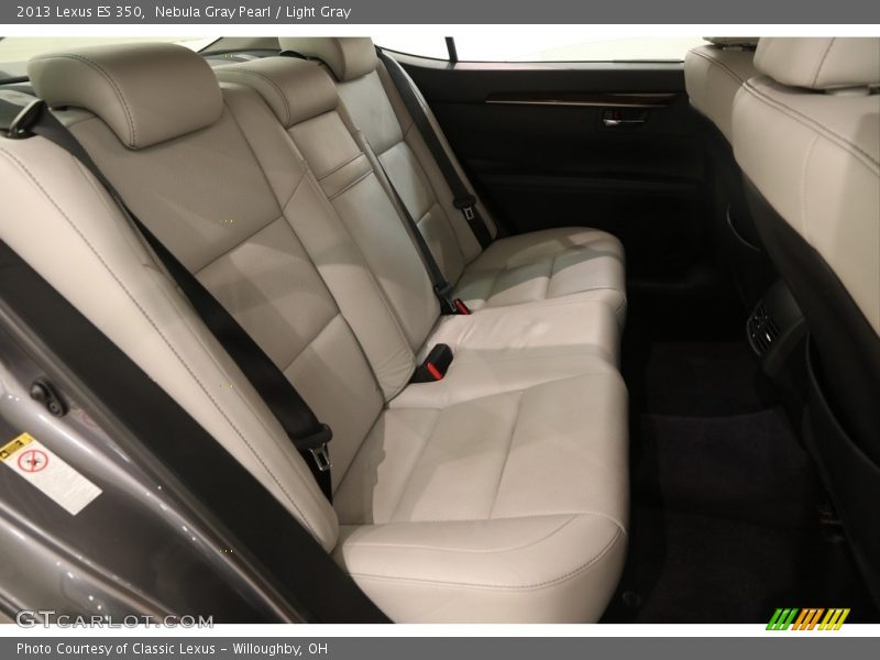 Nebula Gray Pearl / Light Gray 2013 Lexus ES 350