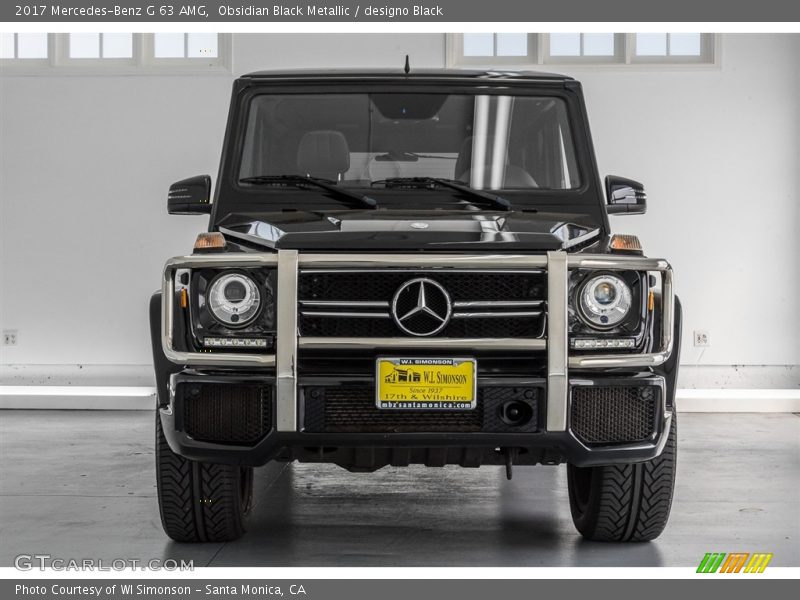 Obsidian Black Metallic / designo Black 2017 Mercedes-Benz G 63 AMG