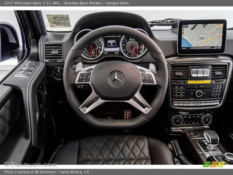 Dashboard of 2017 G 63 AMG