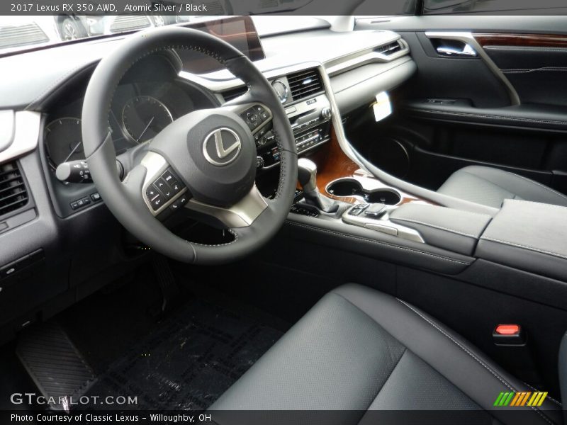 Atomic Silver / Black 2017 Lexus RX 350 AWD