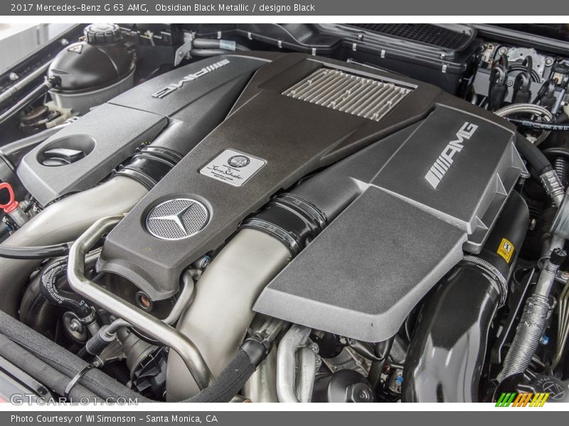 Obsidian Black Metallic / designo Black 2017 Mercedes-Benz G 63 AMG