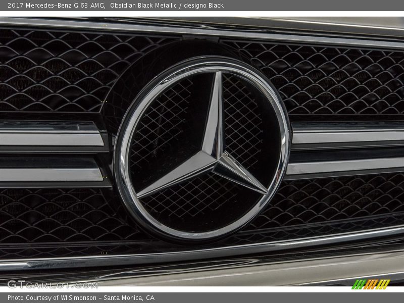 Obsidian Black Metallic / designo Black 2017 Mercedes-Benz G 63 AMG