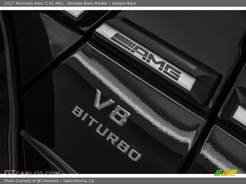 Obsidian Black Metallic / designo Black 2017 Mercedes-Benz G 63 AMG