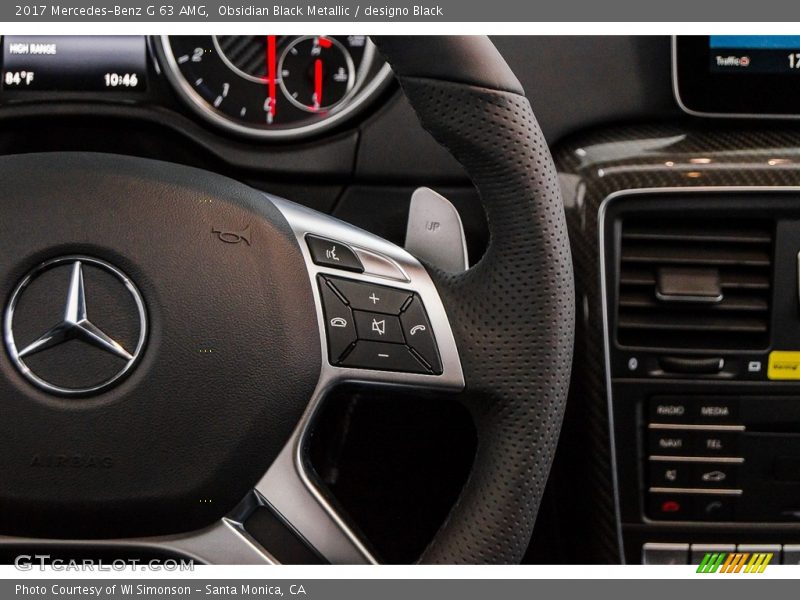 Obsidian Black Metallic / designo Black 2017 Mercedes-Benz G 63 AMG