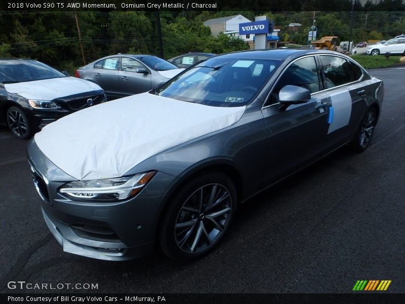 Osmium Grey Metallic / Charcoal 2018 Volvo S90 T5 AWD Momentum