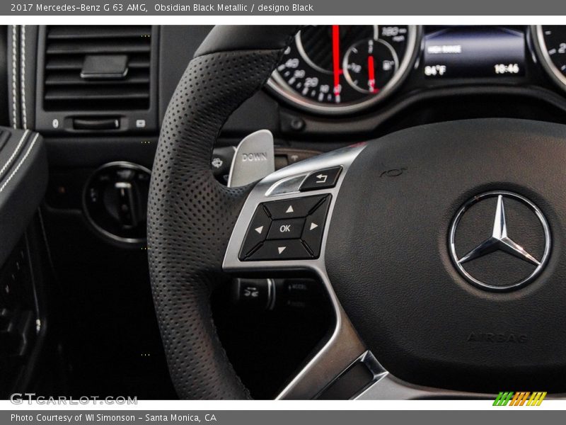 Obsidian Black Metallic / designo Black 2017 Mercedes-Benz G 63 AMG