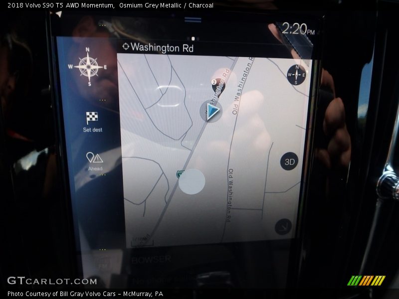 Navigation of 2018 S90 T5 AWD Momentum