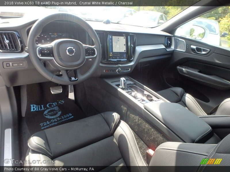  2018 XC60 T8 eAWD Plug-in Hybrid Charcoal Interior